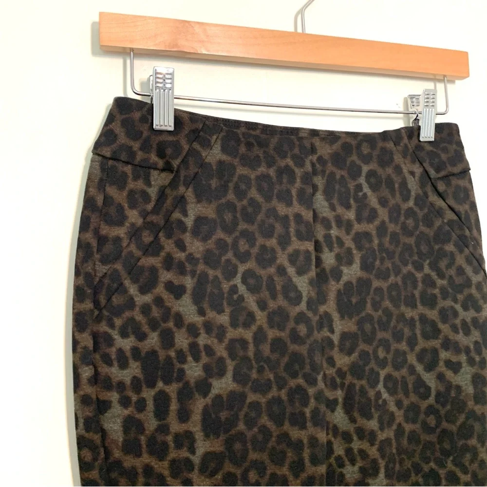 Soft Surroundings Animal Print Leggings Pull On Size Petite XS Mobwife Chic